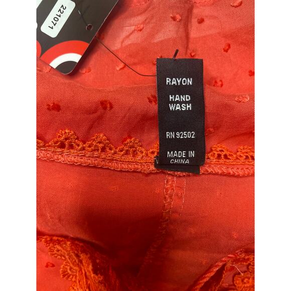 Sacred Threads Coral Tassel & Pom-Pom Dot Tunic Top Size Small - Picture 9 of 9